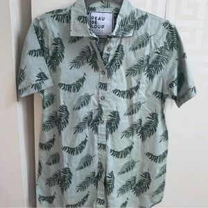 Peau De Loup Tropical Green Men's Shirt